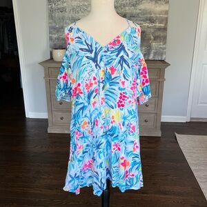 NWT Lilly Pulitzer Bellamie Dress in Serene Blue Small